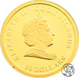 NMS, Wyspy Cooka, 10 dolarów, 2008, Niedźwiedź Polarny