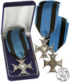 PRL, srebrny krzyż Virtuti Militari, wtórnik + legitymacja 1968