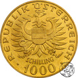 Austria, 1000 szylingów, 1976