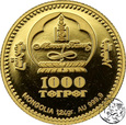 NMS, Mongolia, 1000 tugrików, 1999, Leonardo da Vinci 