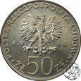 PRL, 50 złotych, 1980, Kazimierz I Odnowiciel - destrukt