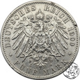 Niemcy, Bawaria, 5 marek 1900 D