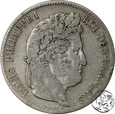 Francja, 5 franków, 1834 A