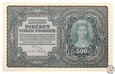 Polska, II RP, 500 marek polskich, 1919 I Seria BF