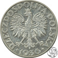 II RP, 2 złote, 1936, Żaglowiec