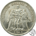 Francja, 5 franków, 1874 