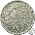 Francja, 5 franków, 1874 