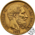 Belgia, 20 franków, 1868