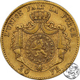 Belgia, 20 franków, 1868