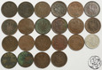 Niemcy, 1 pfennig, 1874-1936, LOT 22 szt