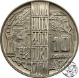 PRL, 10 złotych, 1964, nikiel, Nowa Huta Turoszów, PRÓBA