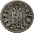 Norwegia, 2 korony 1878