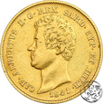 Włochy, Sardynia, 20 lirów, 1841