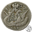 Rosja, 5 kopiejek, 1757