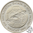 PRL, 500 złotych, 1988, XIV MŚ w piłce - Włochy 