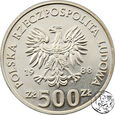 PRL, 500 złotych, 1988, XIV MŚ w piłce - Włochy 