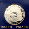 PRL, 20000 zł, 1989, XIV Mistrzostwa w piłce - Włochy, Piłka