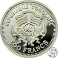 Togo, 500 franków, 2000, Albert Einstein