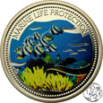 Palau, 1 dolar, 2005, Marine Life Protection - Idolek mauretański