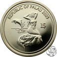 Palau, 1 dolar, 2005, Marine Life Protection - Idolek mauretański