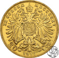 Austria, 20 koron, 1915