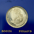PRL, 500 złotych, 1986, Sowa