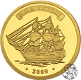 NMS, Wybrzeże Kości Słoniowej, 1500 franków, 2009, HMS Victory