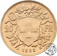 Szwajcaria, 20 franków, 1935 LB