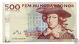 Szwecja, 500 koron, 2003