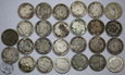 Francja, 26 x 1 frank,1866-1870, Napoleon III, LOT