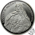 III RP, 10 złotych, 2005, August II Mocny półpostać