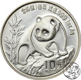 Chiny, 10 yuan, 1990, Panda, uncja srebra