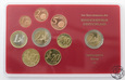 Niemcy, 5 x zestaw monet euro, 2006, mennice - A/D/F/G/J, proof