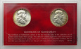 USA, 2 x 1/2 dolara (P i D), 1963, Franklin, UNC, 