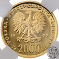 PRL, 2000 złotych, 1977, Fryderyk Chopin, NGC PF 67