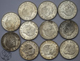 Szwecja, 11 x 2 korony, 1954-1965, LOT