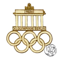 Niemcy, odznaka pamiątkowa, Olimpiada Berlin, 1936