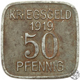 Niemcy, 50 pfennig, 1919, Grünberg (Zielona Góra)