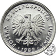 PRL, 5 złoty, 1989 - Lustrzanka