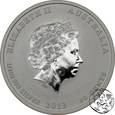 Australia, 50 centow, 2013, Rok Węża, 1/2 uncji 