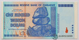 Zimbabwe, 100 bilionów dolarów, 2008