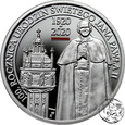 III RP, 10 zł, 2020, 100. rocznica urodzin Świętego Jana Pawła II