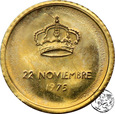 Hiszpania, medal koronacyjny, 1975, Juan Carlos I