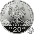 III RP, 20 złotych, 2014, Konik Polski