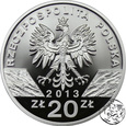 III RP, 20 zł, 2013, Żubr