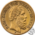 Niemcy, Wirtembergia, 10 marek, 1872 F