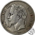 Francja, 5 franków, 1868 A