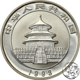 Chiny, 5 yuan, 1993, Panda, 1/2 uncji srebra
