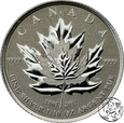 Kanada, 2 dolary, 2017, 1/10 uncji Ag 999, Maple Leaf