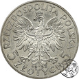 II RP, 5 złotych, 1933, głowa kobiety